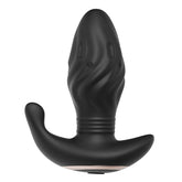 Masajeador de próstata masculino, masturbador anal con vibración telescópica y tapón anal.